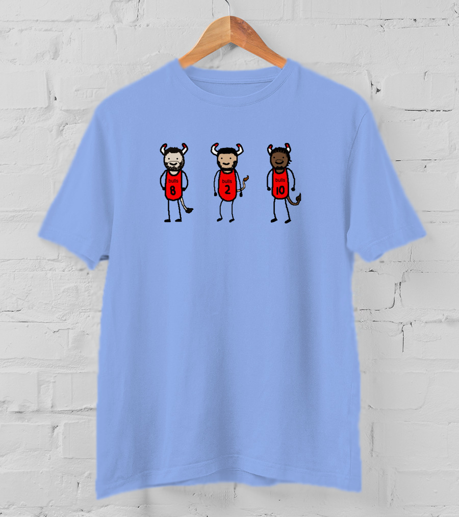 NBA Paint The Cattle Boys Zach Bovine Lonzo Bull Demoo DeRozan Bulls 8 2 10 T-Shirt