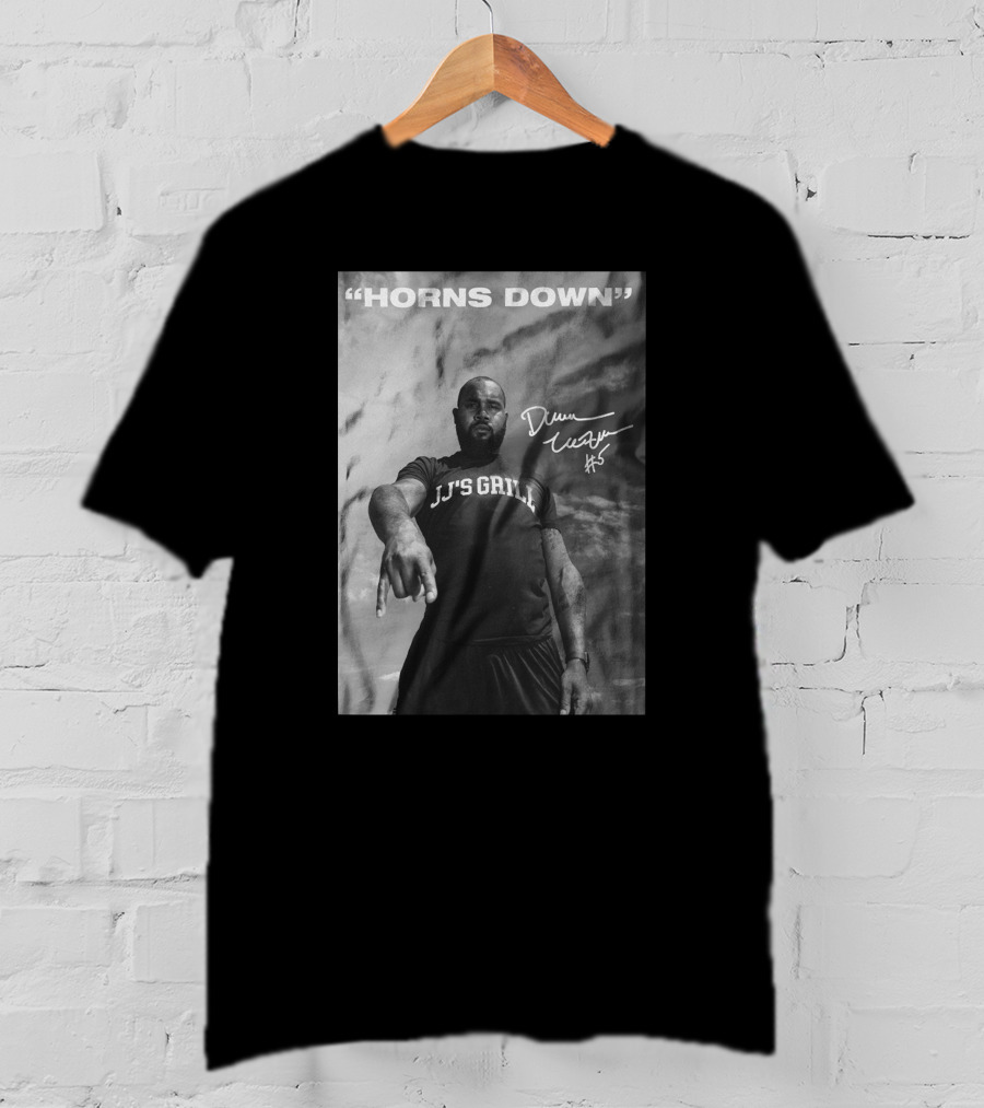Horns Down Jj's Grill Darren Mcfadden Signed Storenvy T-Shirt