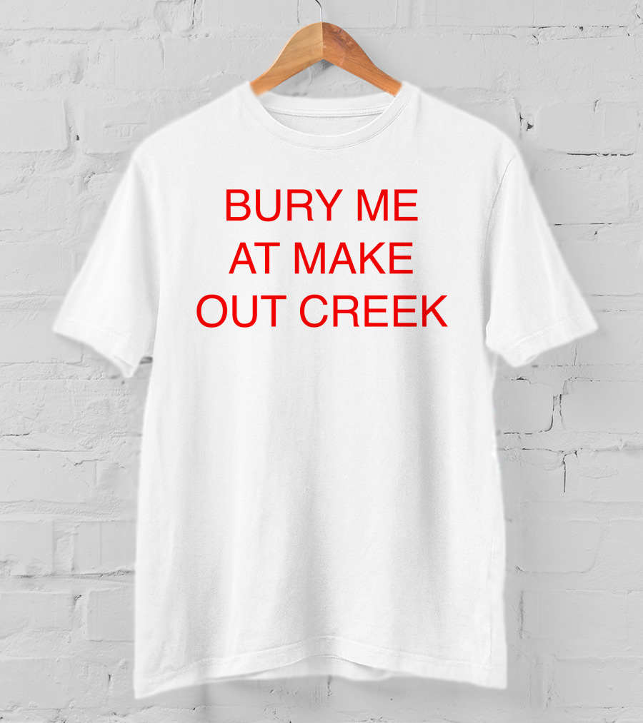 Mitski Merch Store Bury Me At Make Out Creek White Shirt Mitski Leaks T-Shirt