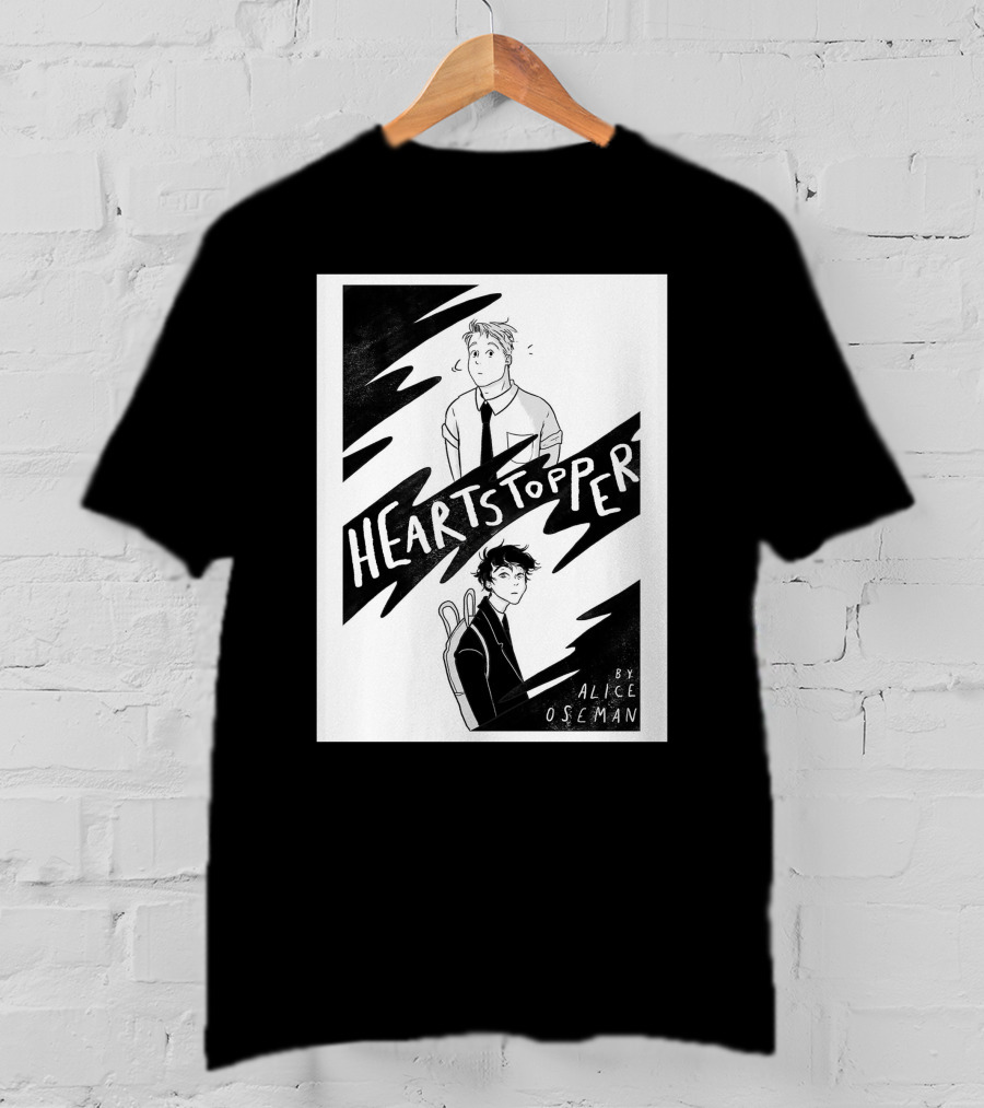 Heartstopper By Alice Oseman Solitaire Co UK Frances Janvi3r Graphic Novel Cover T-Shirt