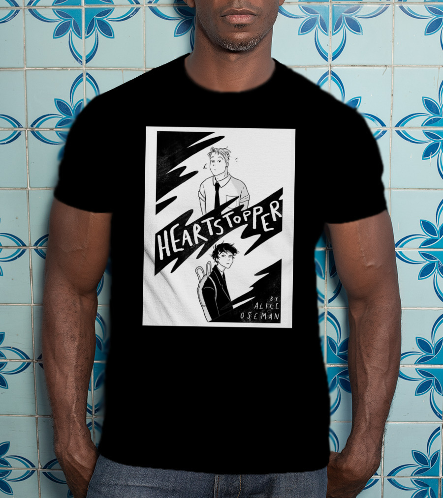 Heartstopper By Alice Oseman Solitaire Co UK Frances Janvi3r Graphic Novel Cover T-Shirt