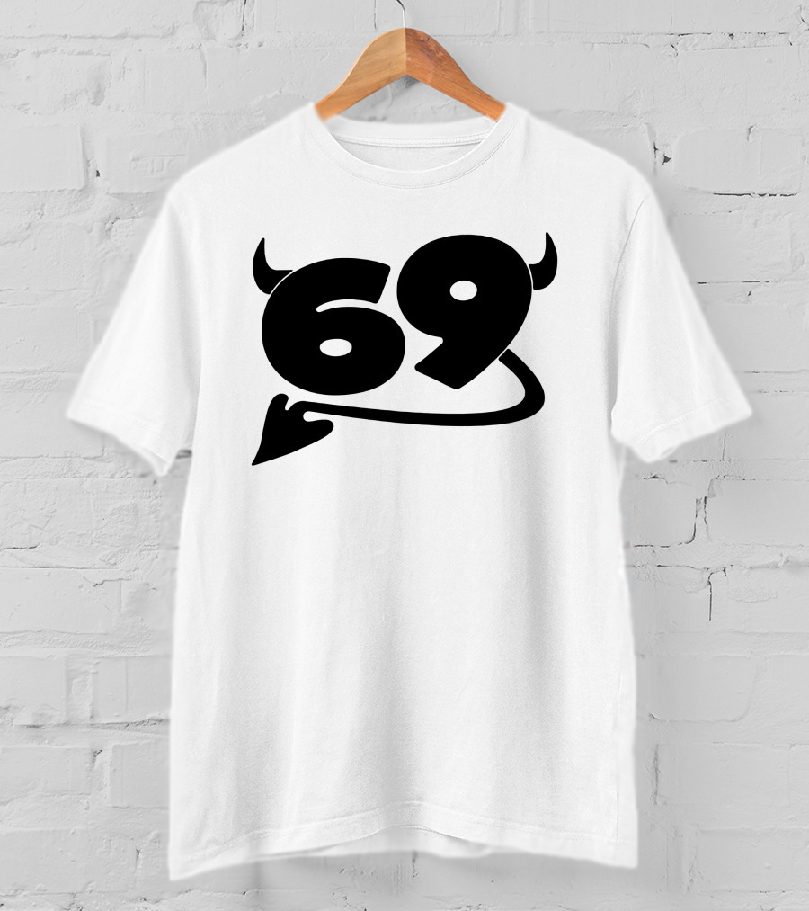 King Princess Merch 69 Devil Graphic White T-Shirt