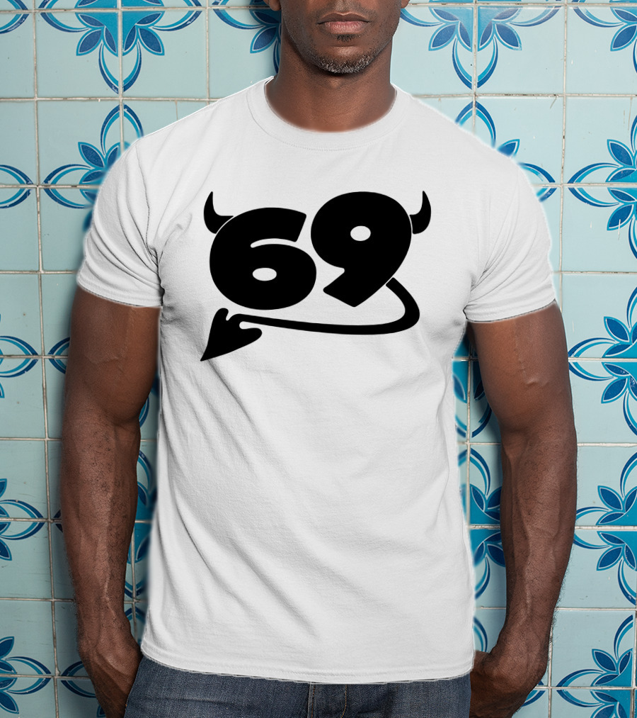 King Princess Merch 69 Devil Graphic White T-Shirt