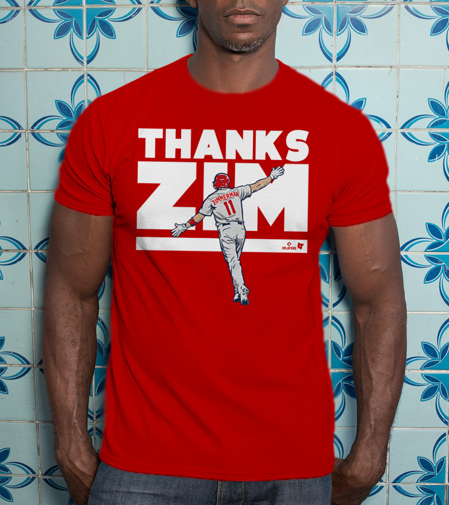 Ryan Zimmerman Thanks Zim Washington Nationals Fans Players Association T-Shirt
