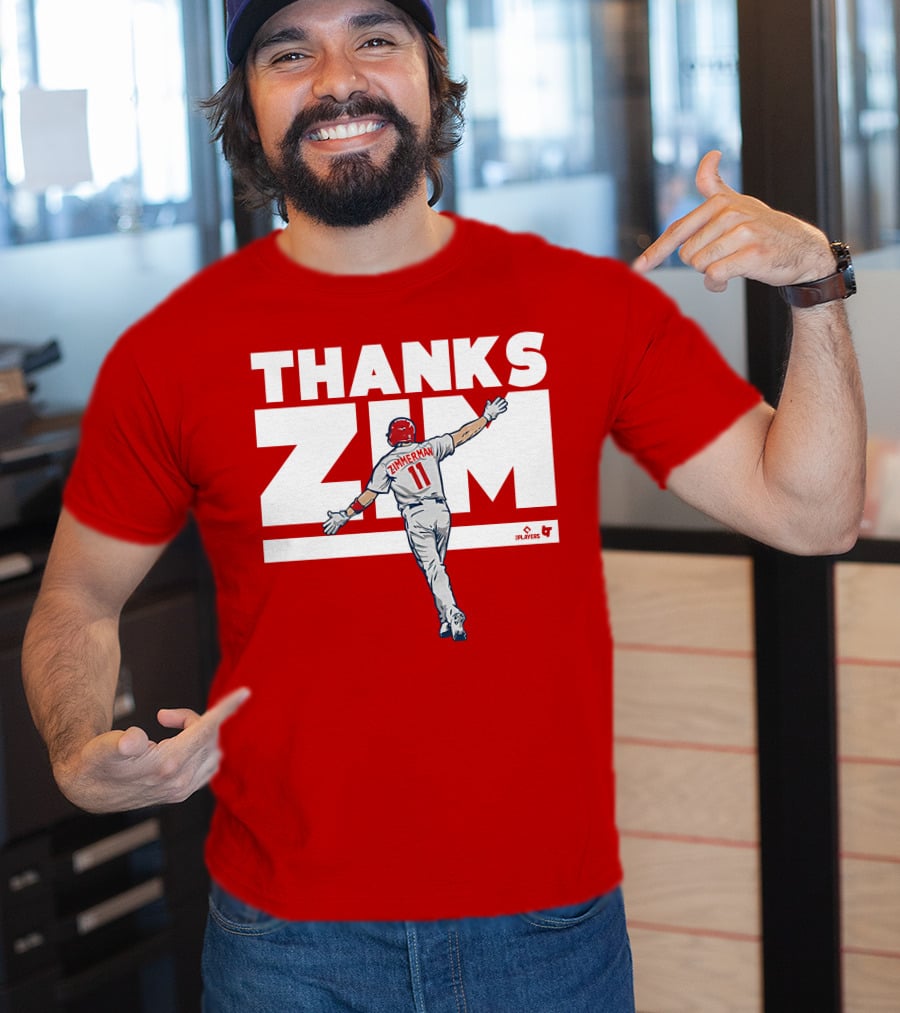 Ryan Zimmerman Thanks Zim Washington Nationals Fans Players Association T-Shirt