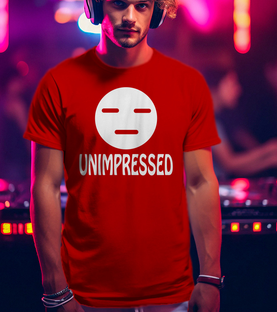 Unimpressed Mood Icon Carol Anne Talks Comics T-Shirt