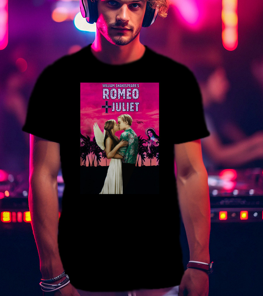William Shakespeare's Romeo Juliet Ely Kreimendahl Tropical Angel Romance T-Shirt
