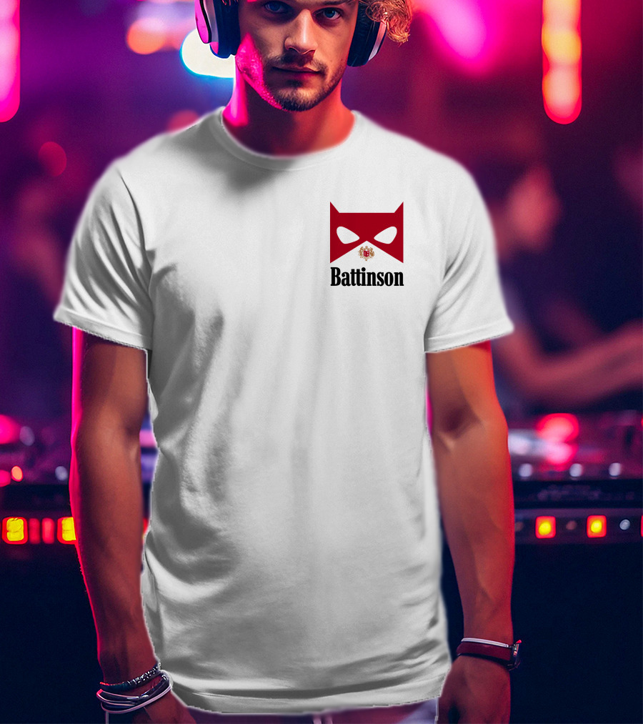 Battinson Mask Red T-Shirt