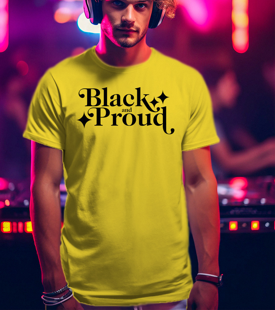 Black And Proud Scorpio Sky T-Shirt