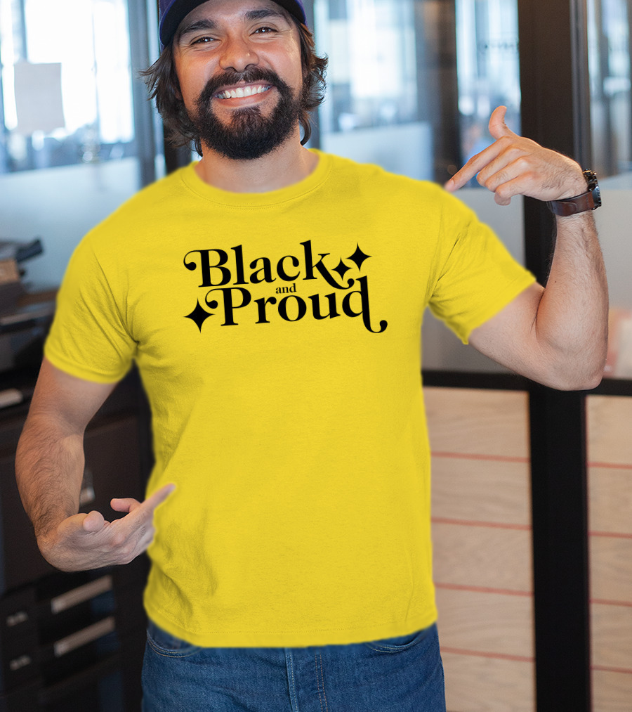 Black And Proud Scorpio Sky T-Shirt