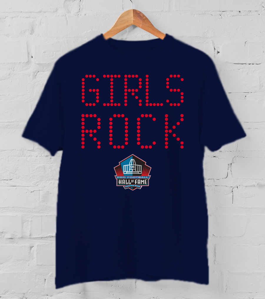 Pro Football Hall Of Fame Girls Rock Youth Merch T-Shirt