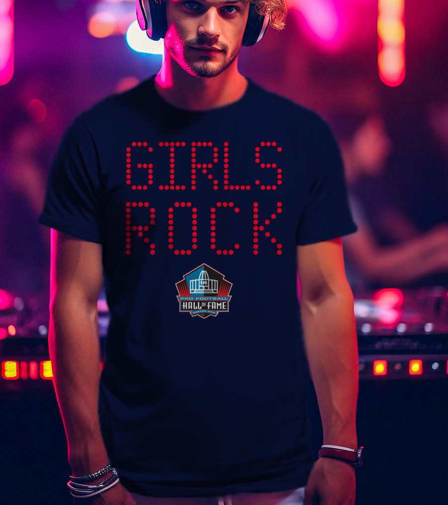 Pro Football Hall Of Fame Girls Rock Youth Merch T-Shirt