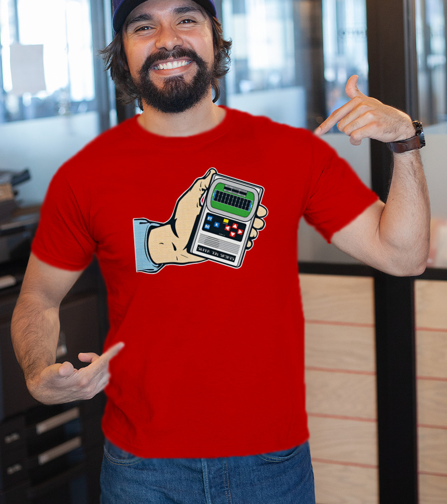 Super 70s Sports Handheld Electronic Football Vintage Style Retro Gaming Nostalgia T-Shirt