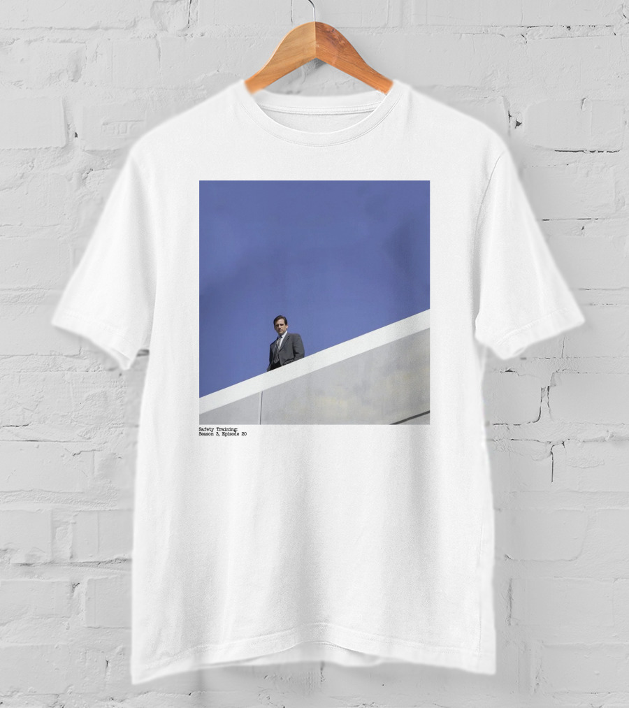 Safety Training Season 3 Episode 20 Roof Scene The Office Experience Store T-Shirt