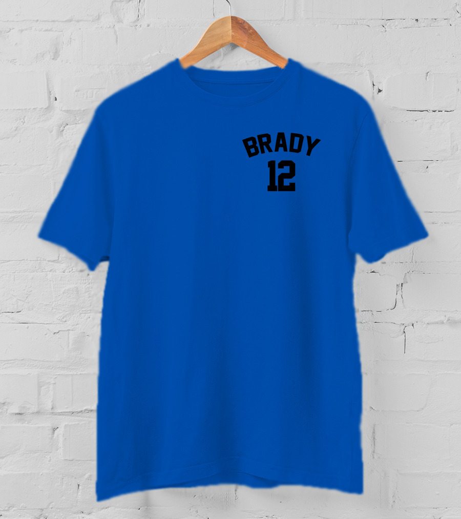 Brady 12 NFL JC Cornell Football Jersey T-Shirt