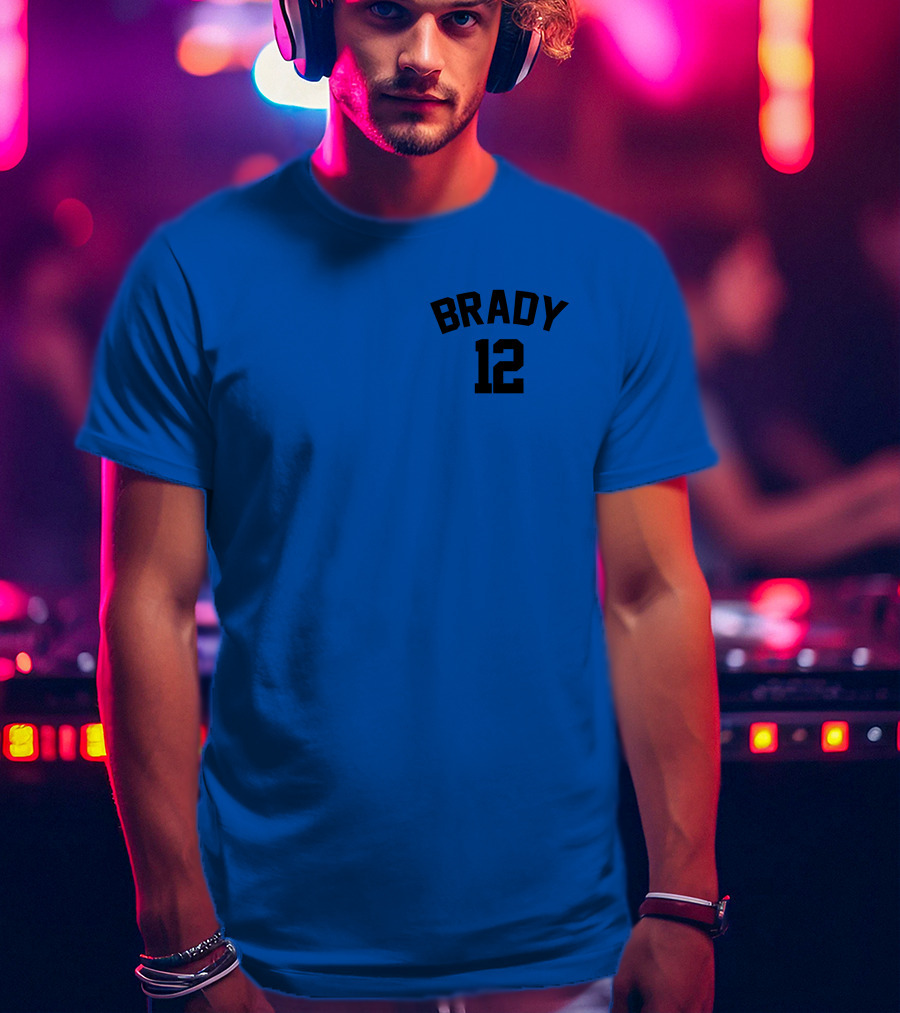 Brady 12 NFL JC Cornell Football Jersey T-Shirt