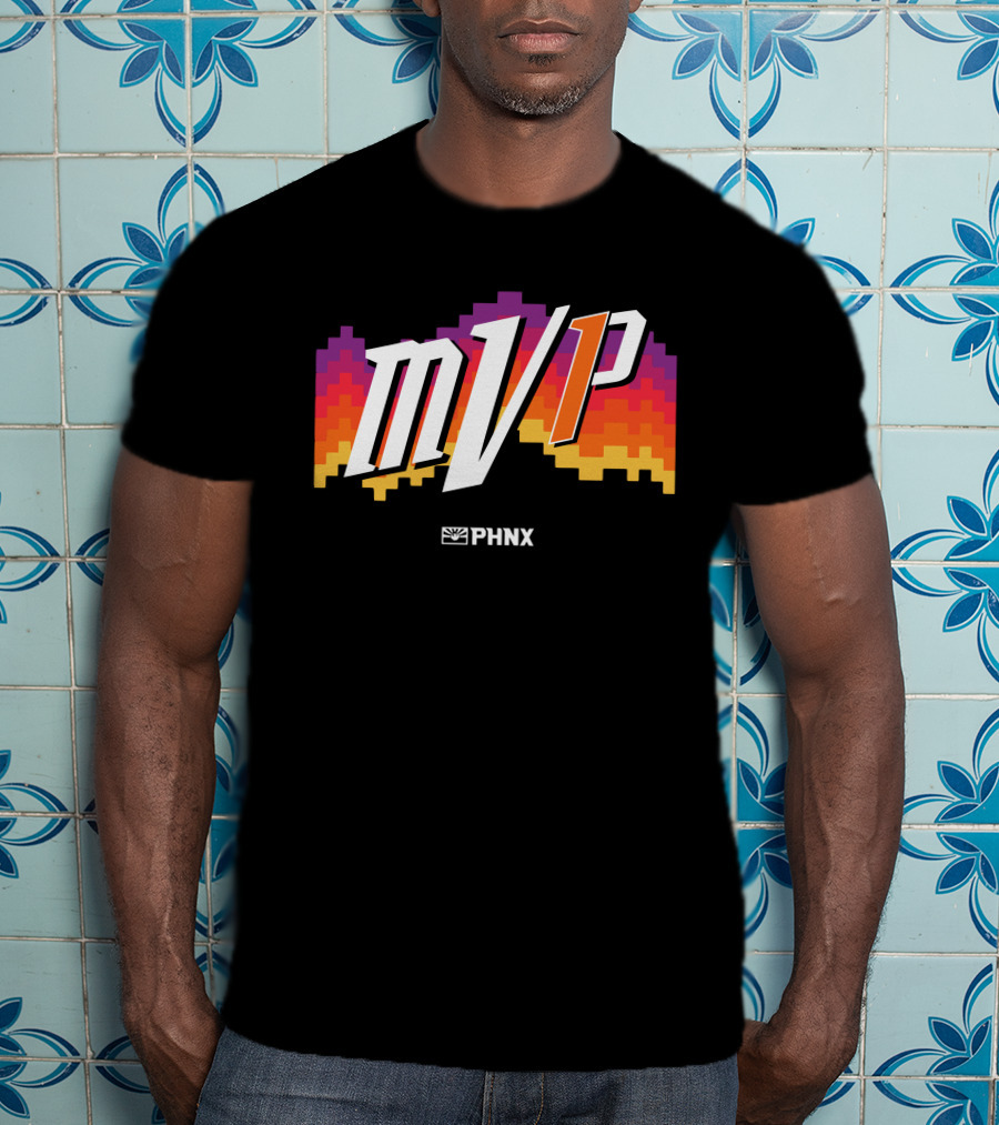 PHNX Locker Store Merchandise MVP 1 Devin Booker Pixel Sunset T-Shirt