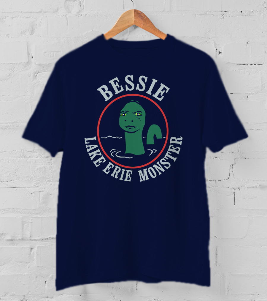 Bessie Lake Erie Monster Homage Store Merch Paula Fett T-Shirt