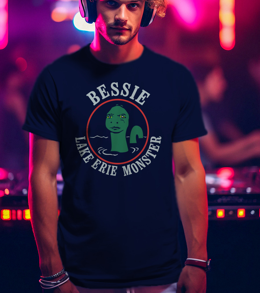 Bessie Lake Erie Monster Homage Store Merch Paula Fett T-Shirt