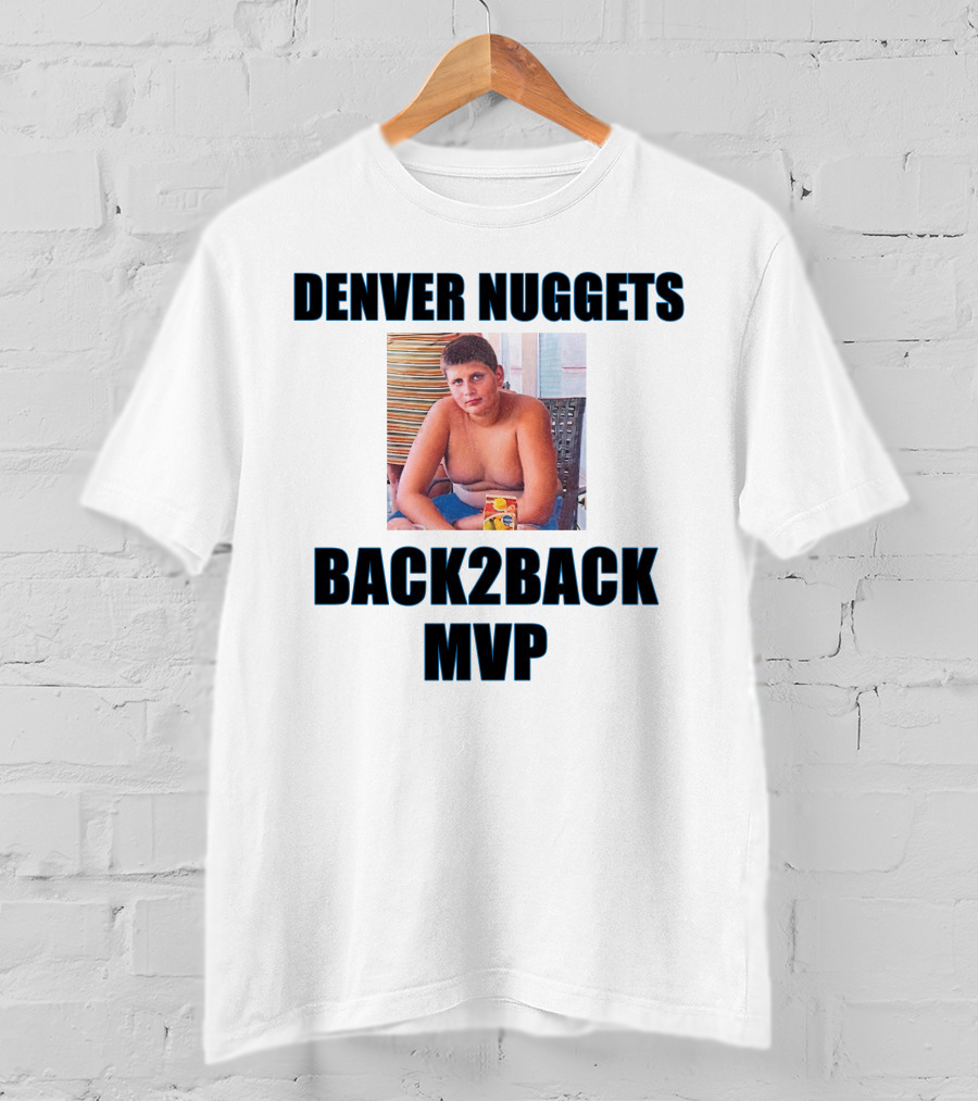 Denver Nuggets Jokic Back2back MVP Fans Only T-Shirt