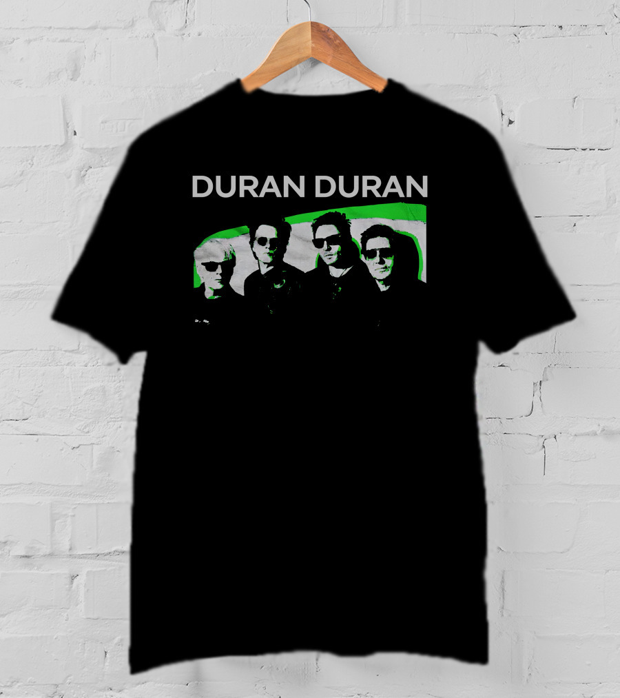 Duran Duran Bandshot Green Image Merch T-Shirt