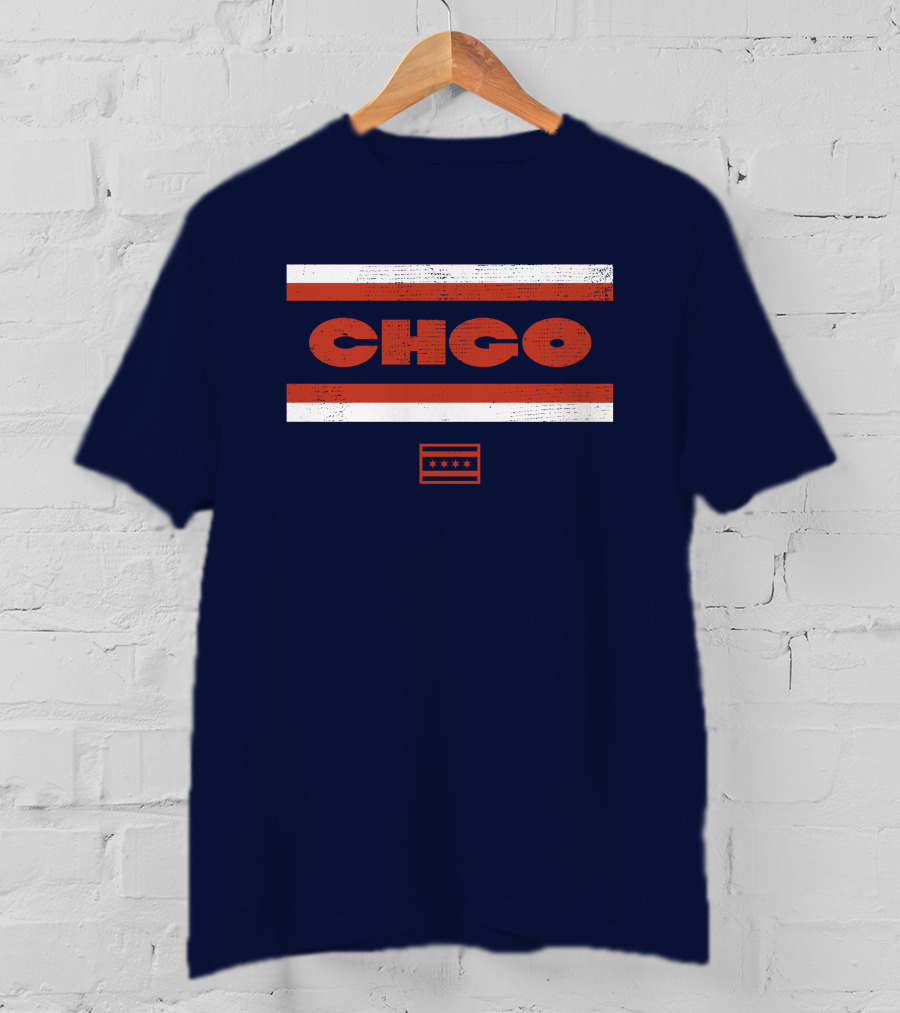 Chgo Locker Merch Chgo Midway Retro Stripe T-Shirt