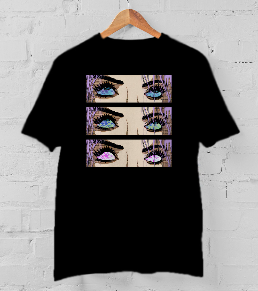 Fmuoasl Merch Good Enough Collection Pop Art Multi-Colored Eyes T-Shirt
