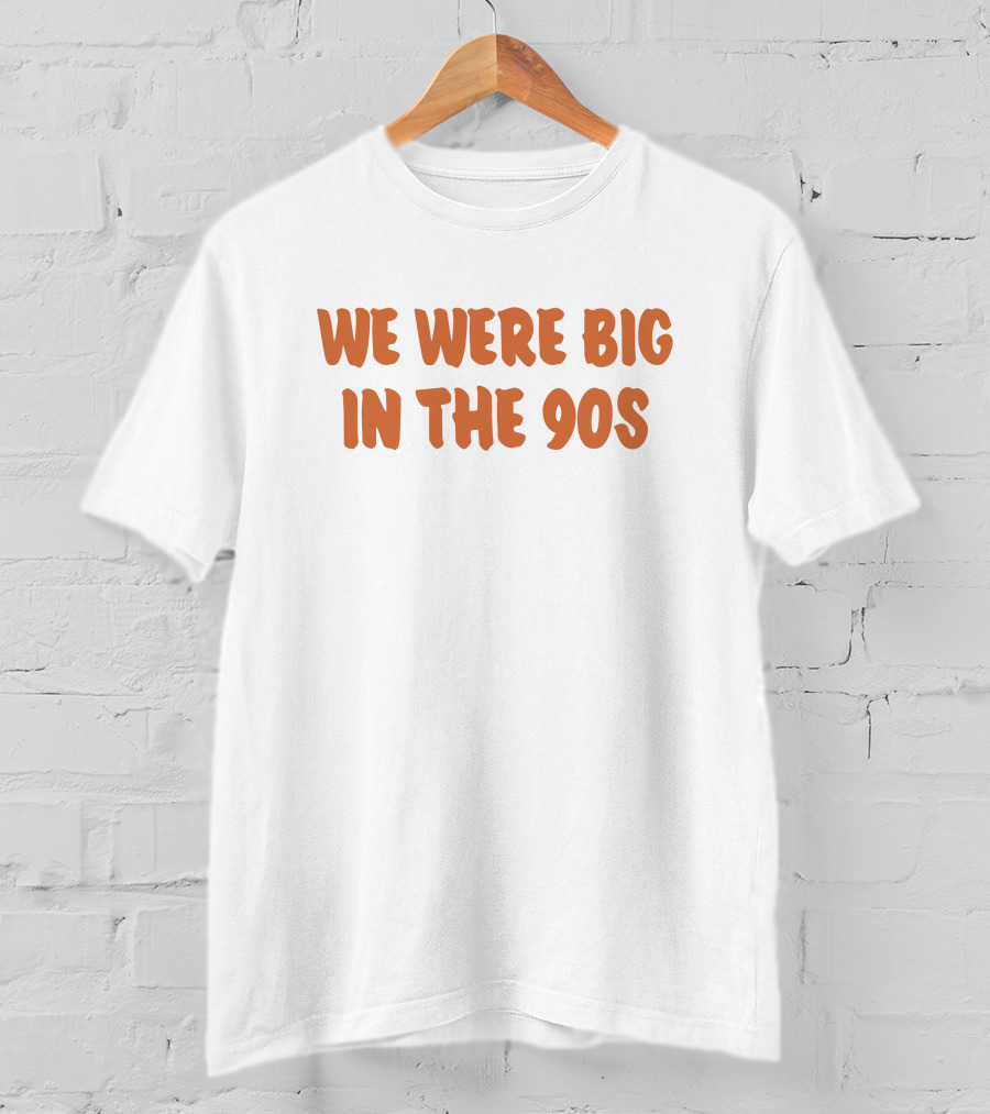 We Were Big In The 90s Govols Nwgavol Retro Nostalgia T-Shirt