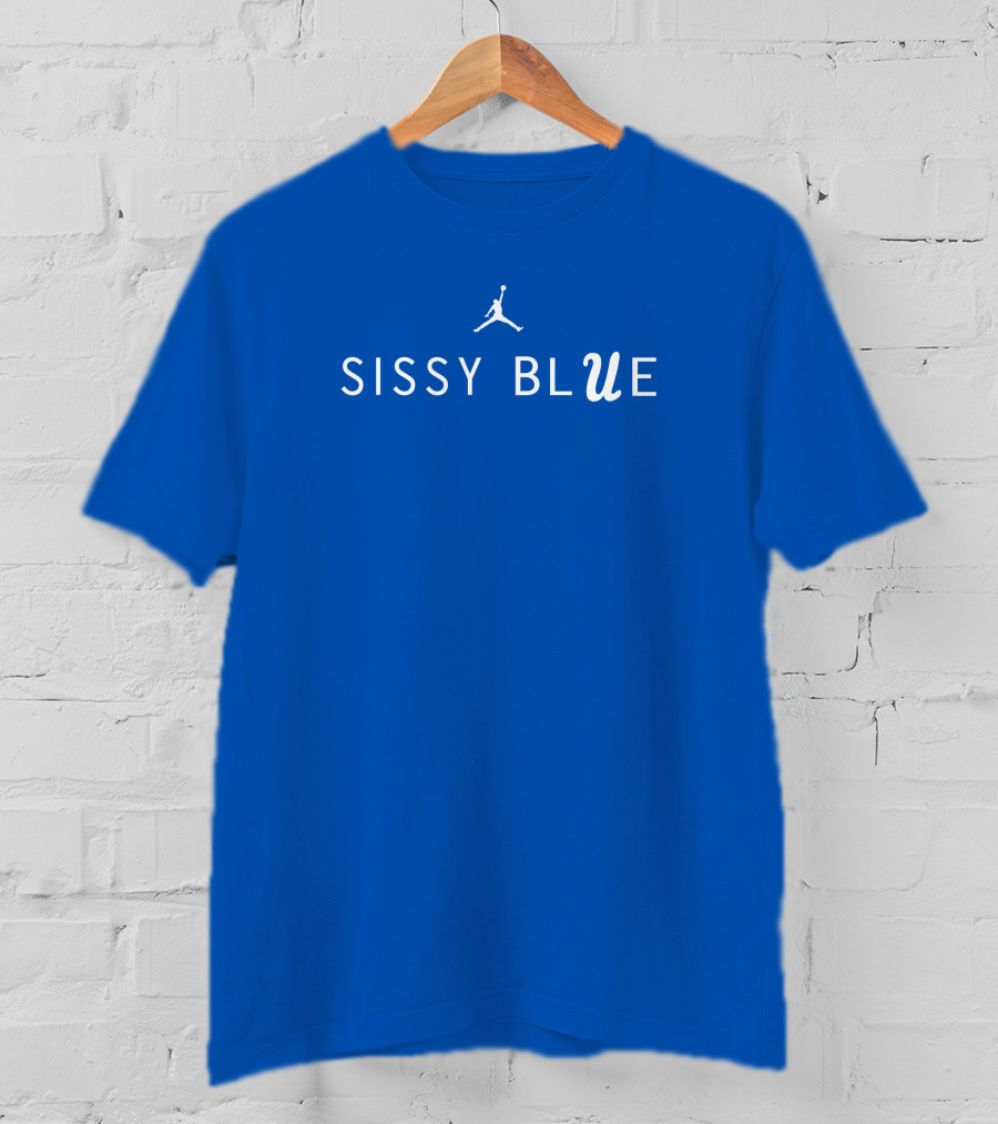 Sissy Blue UCLA Football Jumpman T-Shirt
