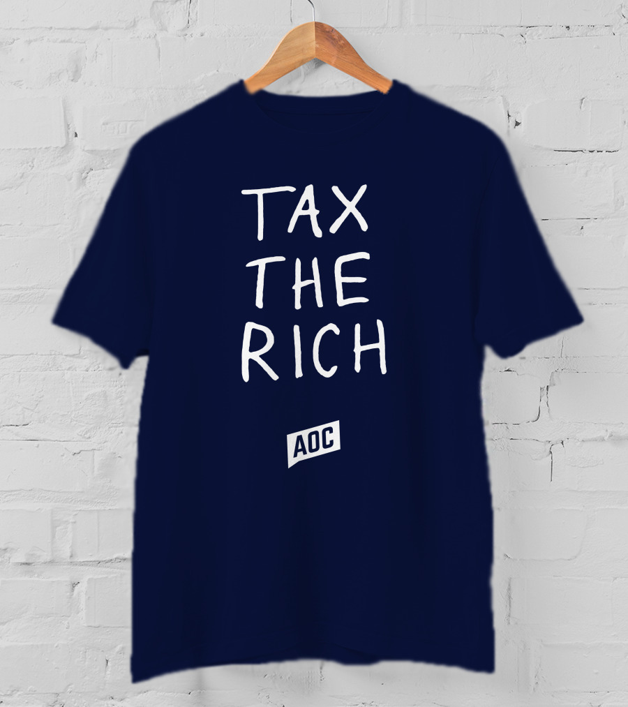 AOC Tax The Rich Ocasio Cortez Merch T-Shirt