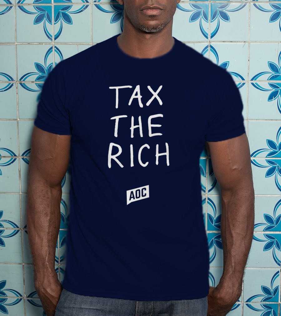 AOC Tax The Rich Ocasio Cortez Merch T-Shirt