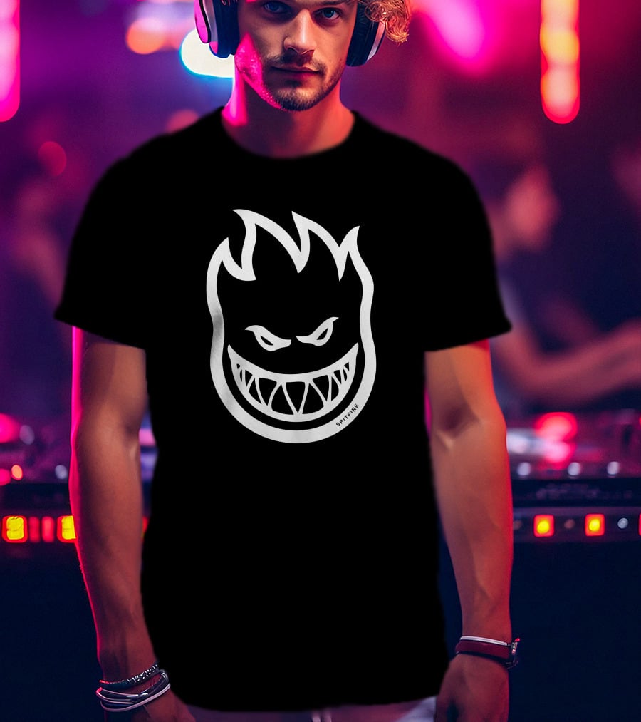 Super Shop Spitfire Bighead Flame T-Shirt