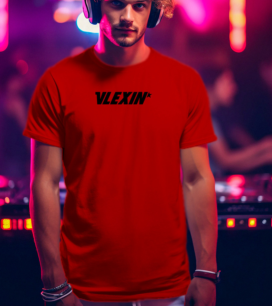 VLEXIN Brand Star Logo High-Impact Merch Vlexinbrand VLEXIN’ T-Shirt