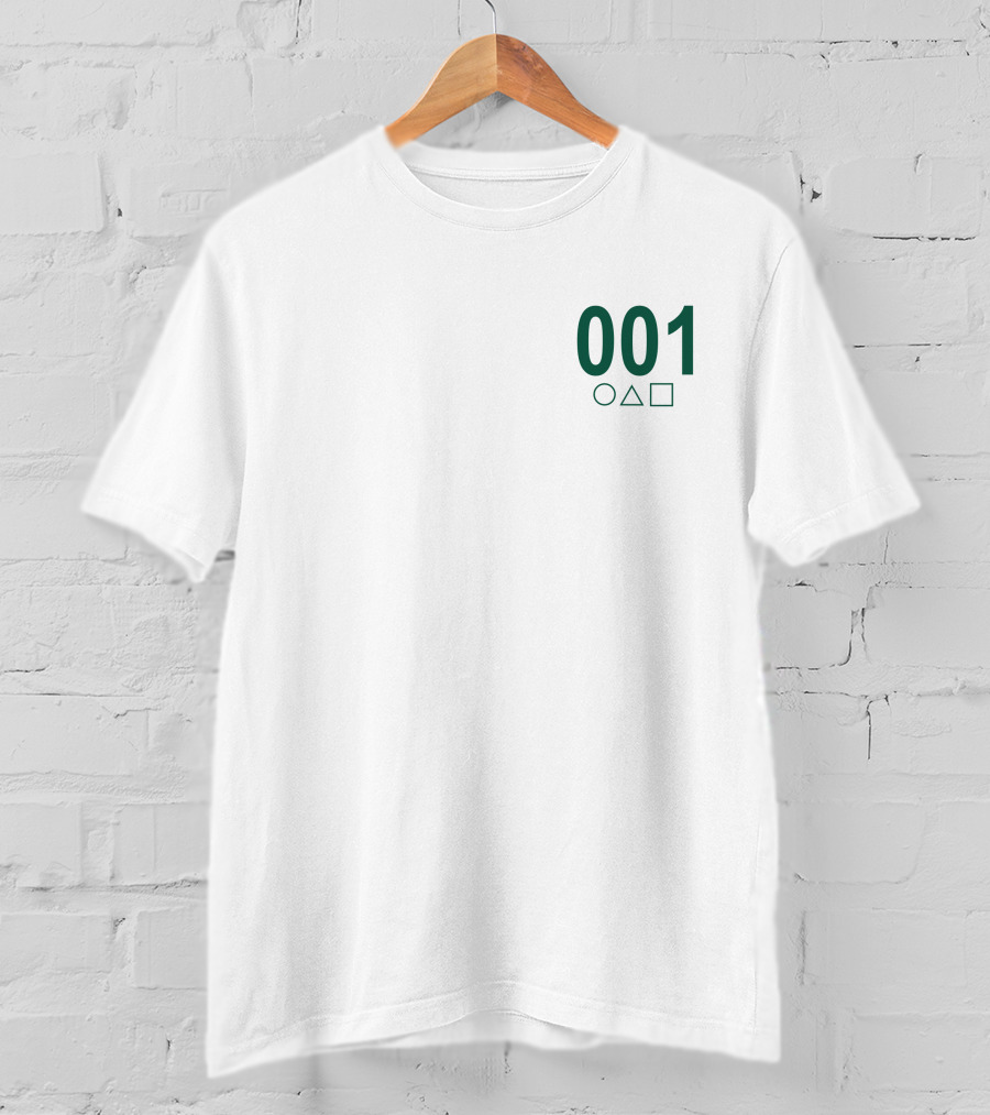001 Circle Triangle Square Squid Game T-Shirt