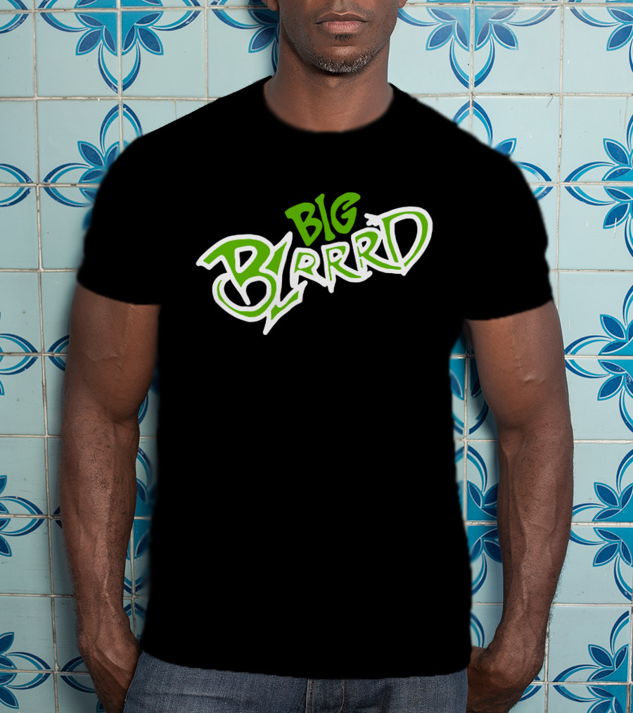 Pooh Shiesty Merch Big Blrrd Graphic Text Green T-Shirt