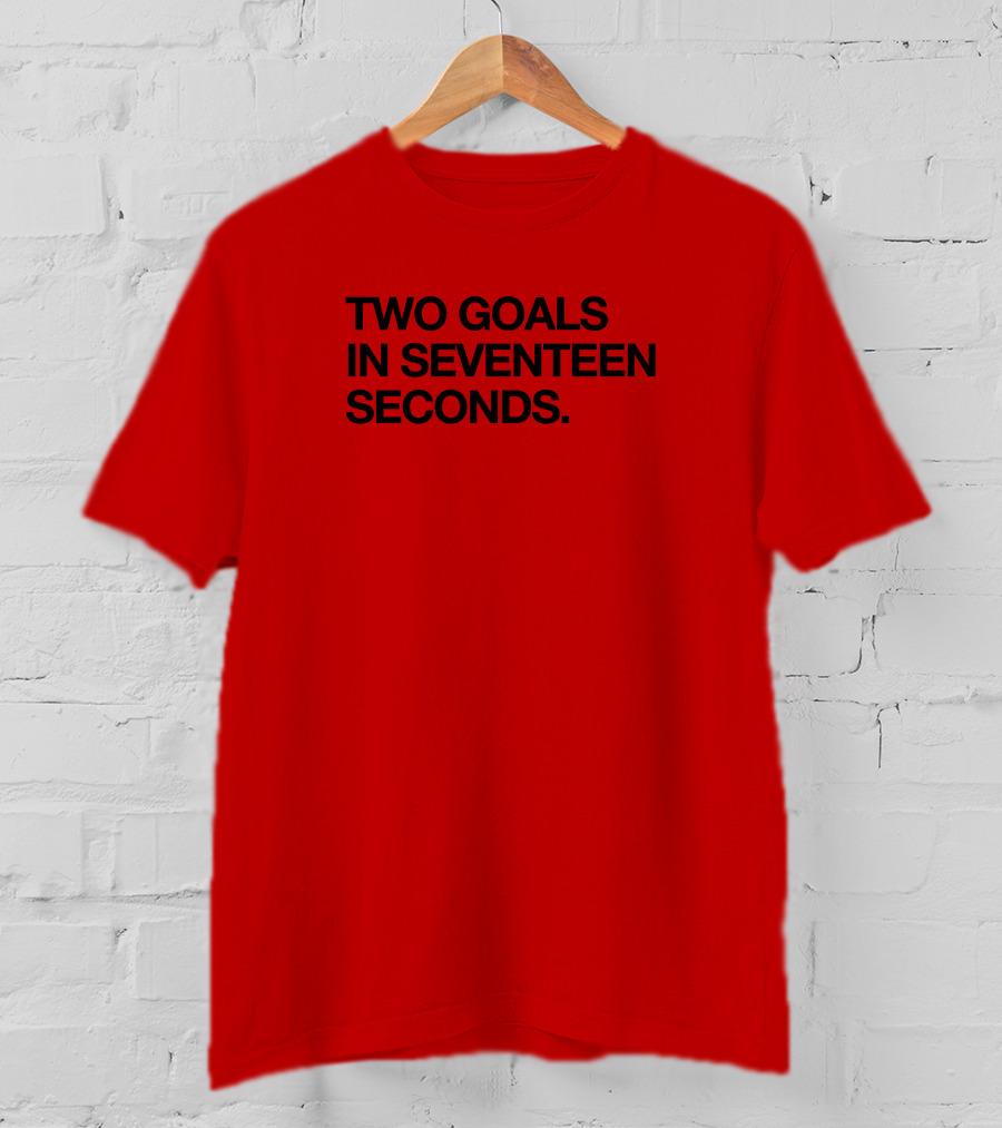 Two Goals In Seventeen Seconds Chicago Sports History T-Shirt