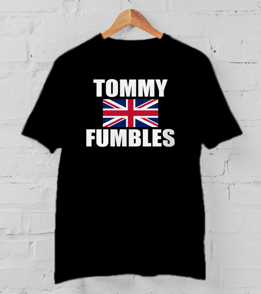 Jake Paul Merch Tommy Fumbles Union Jack Banner T-Shirt