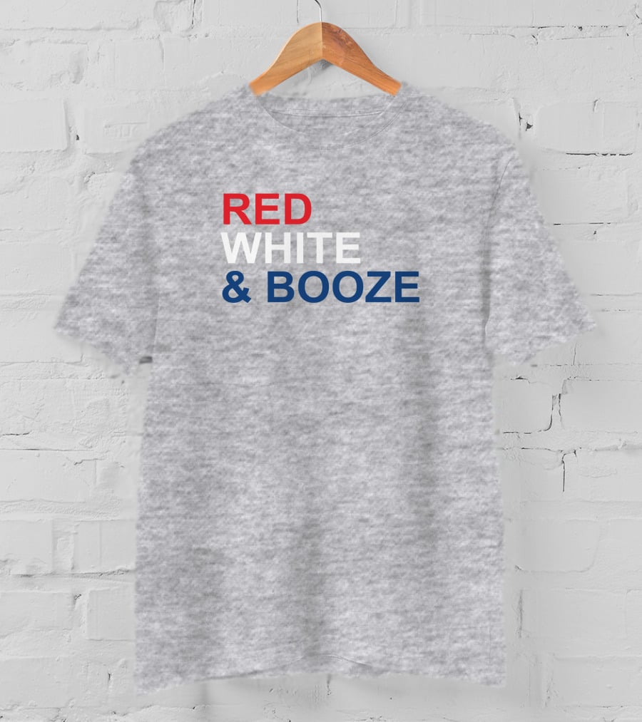 RED WHITE AND BOOZE Tim Young Merch T-Shirt