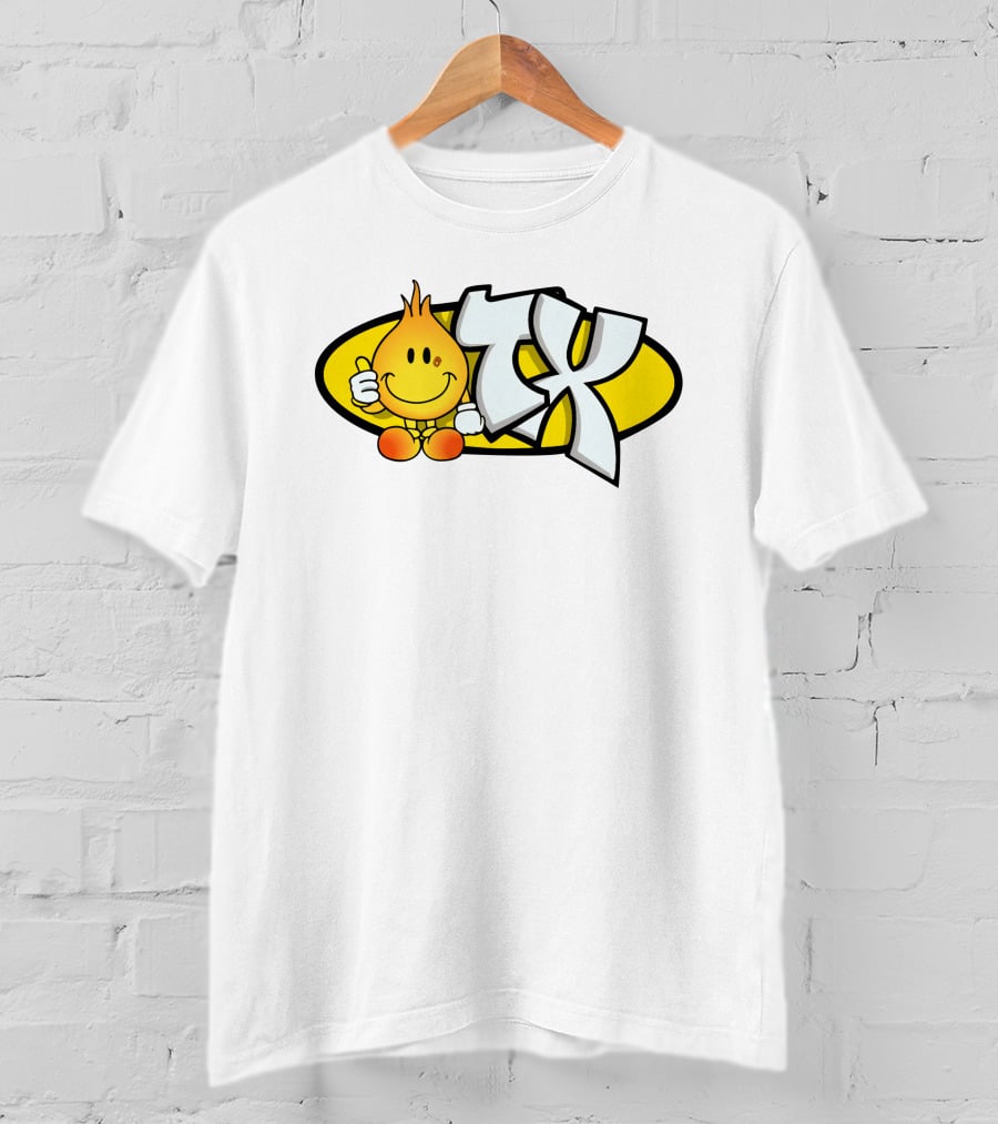 Ohgeesy Merch Geezy Industreetz Orange TX Logo Smiley Face T-Shirt