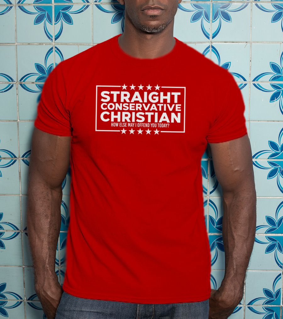 Hodgetwins Store Straight Conservative Christian How Else May I Offend You Today T-Shirt