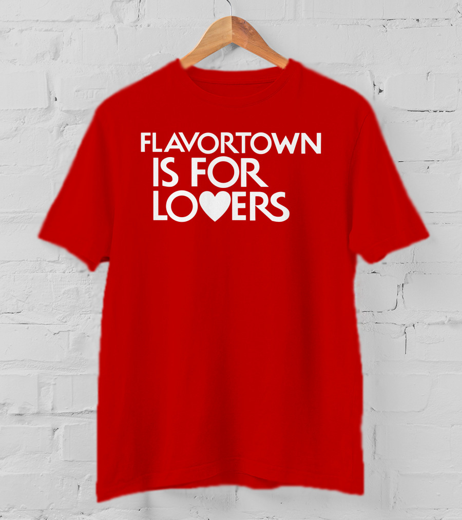 Guy Fieri Flavortown Is For Lovers Heart T-Shirt