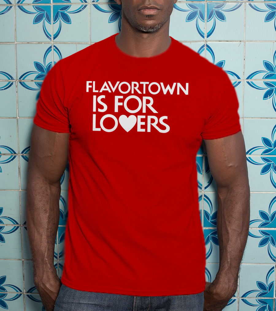 Guy Fieri Flavortown Is For Lovers Heart T-Shirt