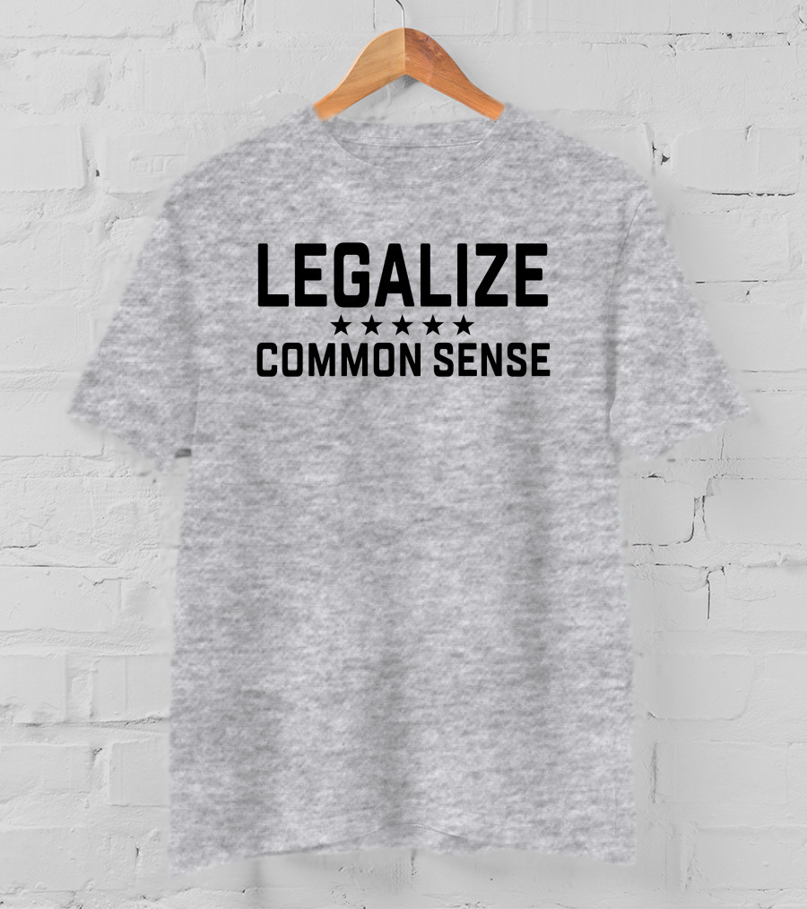 Hodgetwins Merch Legalize Common Sense Stars T-Shirt