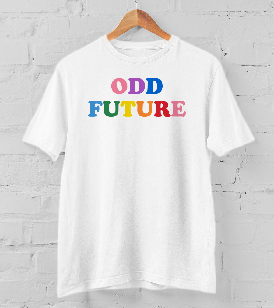 Odd Future Merch Odd Future Rainbow Logo Text Series T-Shirt