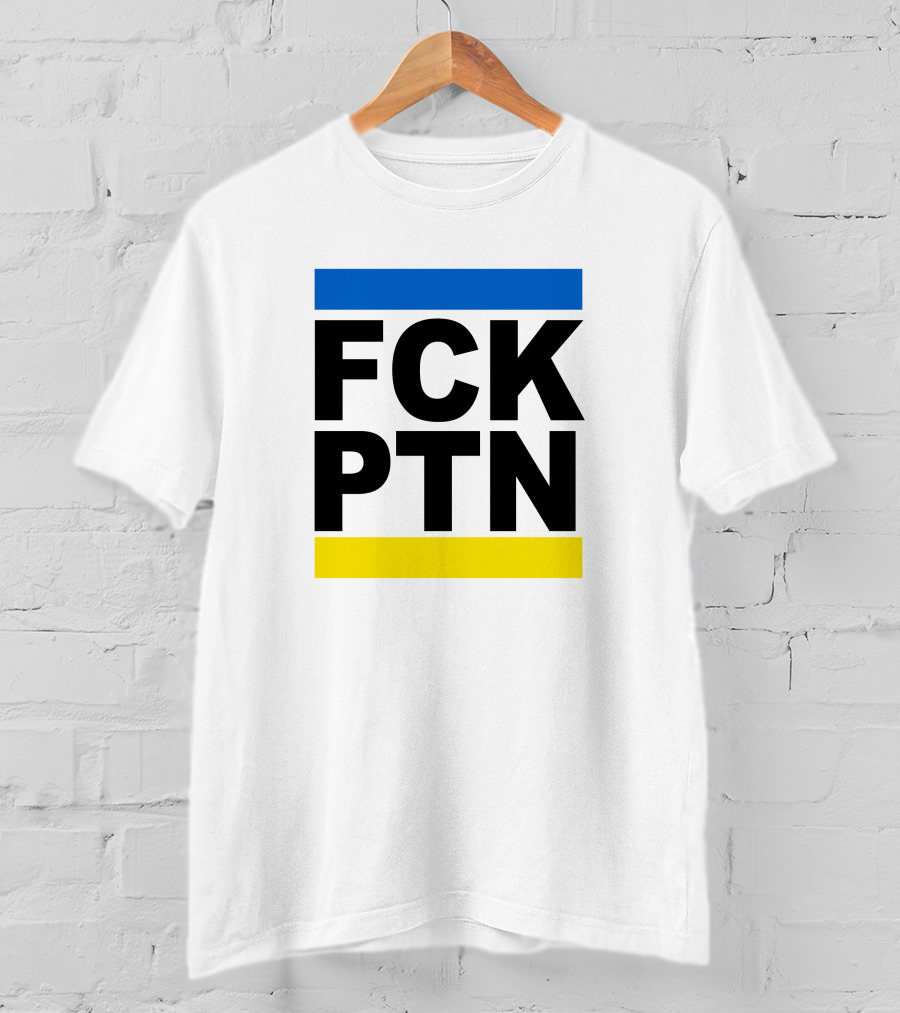FCK PTN Blue Yellow Stripes T-Shirt