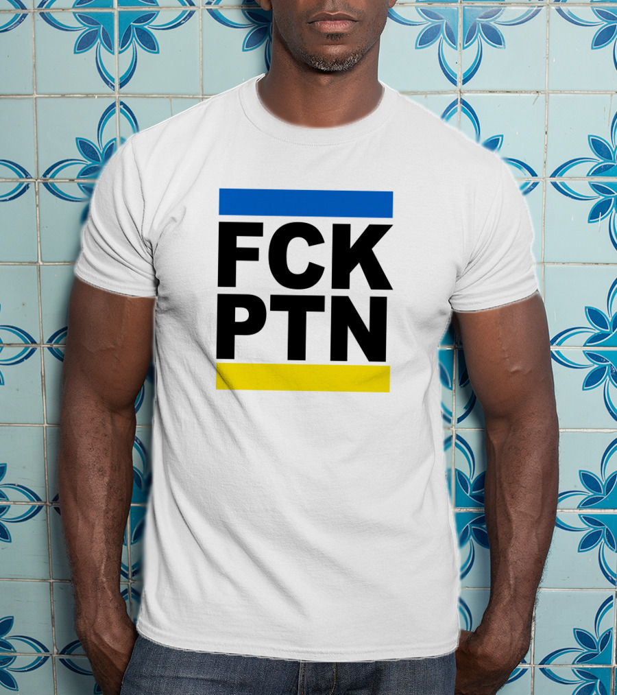 FCK PTN Blue Yellow Stripes T-Shirt