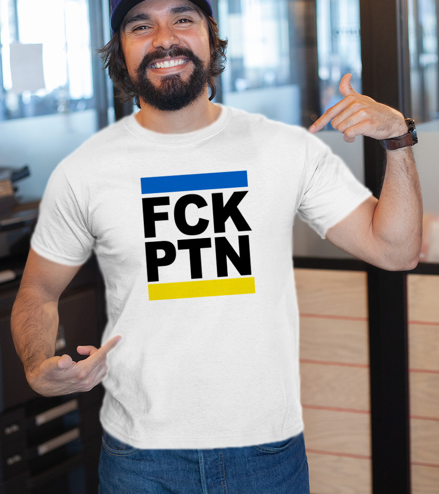 FCK PTN Blue Yellow Stripes T-Shirt