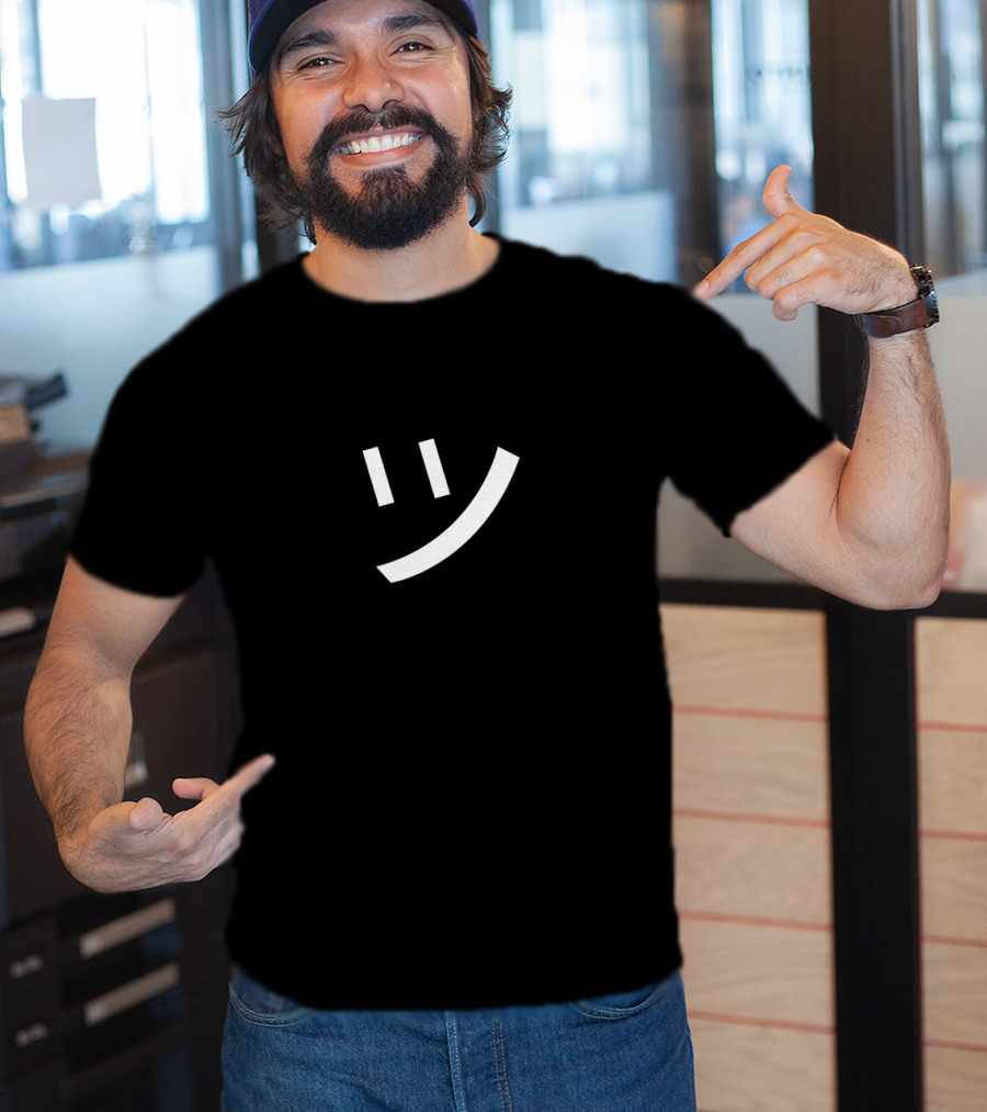 Kelly Wakasa Merch Minimalist Smiley Face T-Shirt
