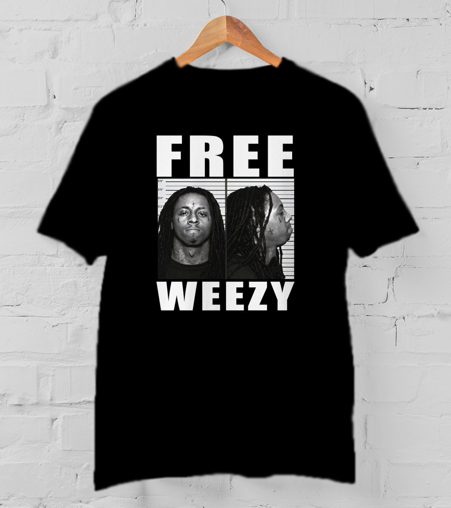 Lil Wayne Free Weezy Mugshot T-Shirt