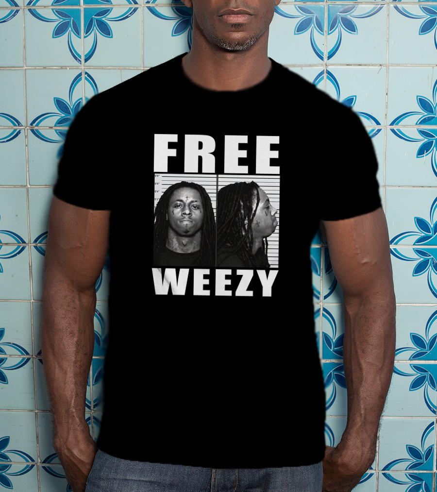 Lil Wayne Free Weezy Mugshot T-Shirt